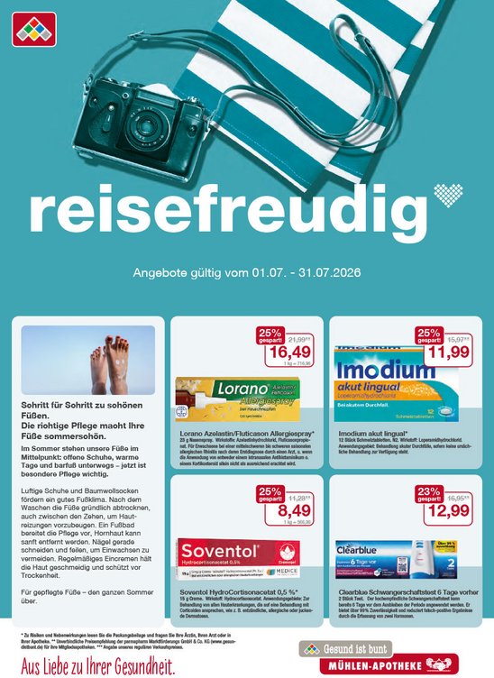 Angebotsflyer Juli