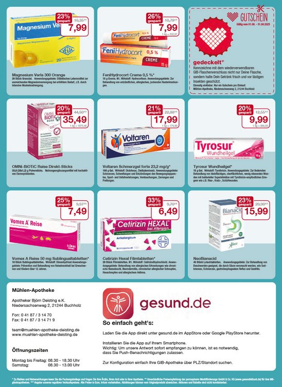 Angebote August Angebote August